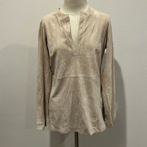 Vintage Boho /Western Suede Blouse